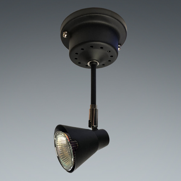 LED 꼬깔 직부등 블랙 10cm (안정기내장형) / 인테리어조명 카페조명