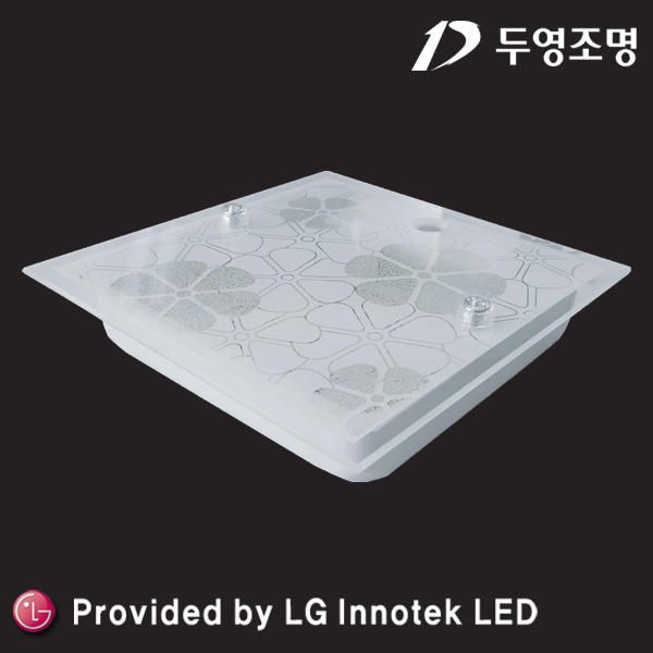 두영 LED 크로바 센서등 15W 주광색 삼성LED칩 국내생산